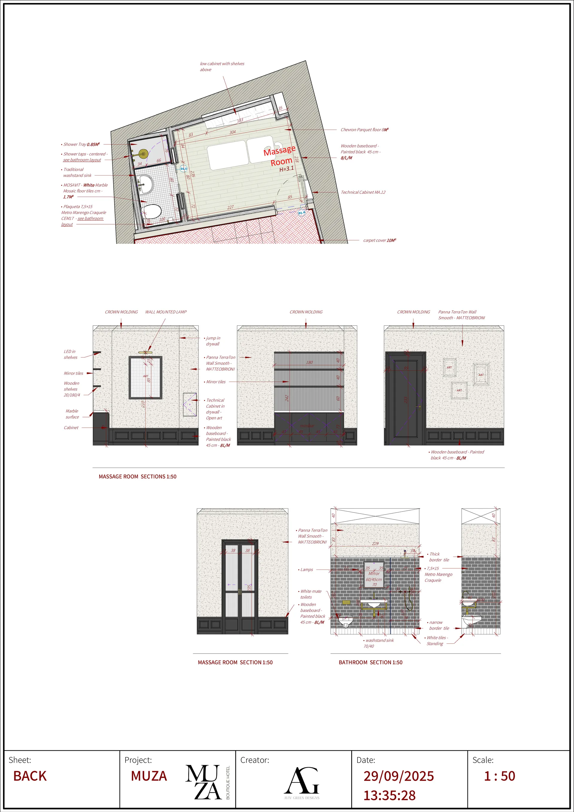 Muza Boutique hotel, Porto, Portugal — ARCHITECTURAL PLANNING (43)
